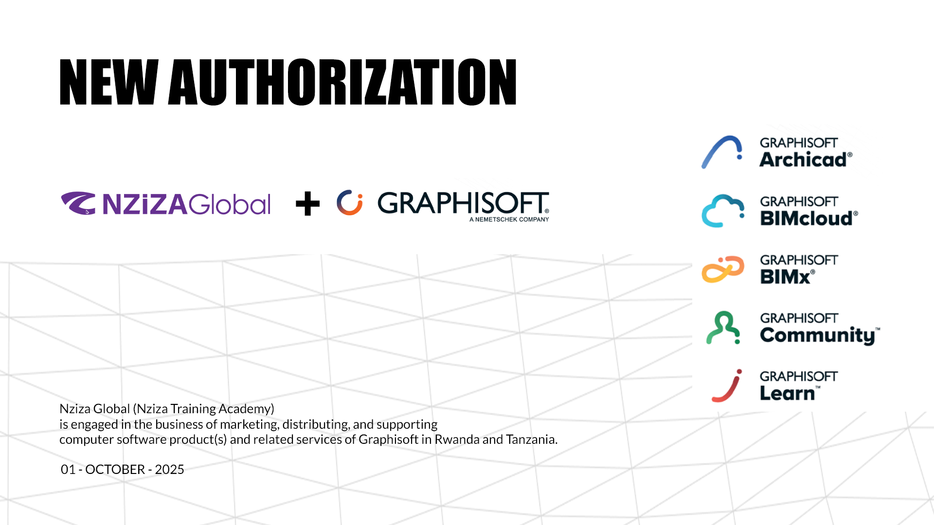 Nziza Global Becomes a New Graphisoft Reseller in Tanzania and Rwanda